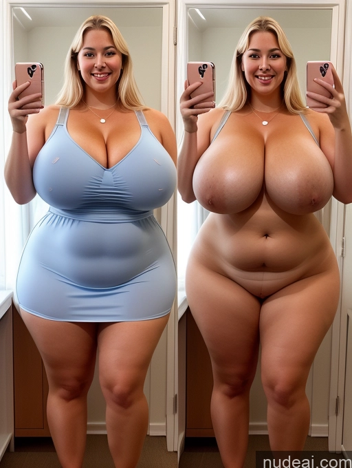 related ai porn images free for Model One Busty Huge Boobs Perfect Boobs Beautiful Thick Chubby Big Hips 30s Happy Laughing Scandinavian Mirror Selfie Bra Dress Cleavage Transparent Pearl Jewelry Detailed Onoff