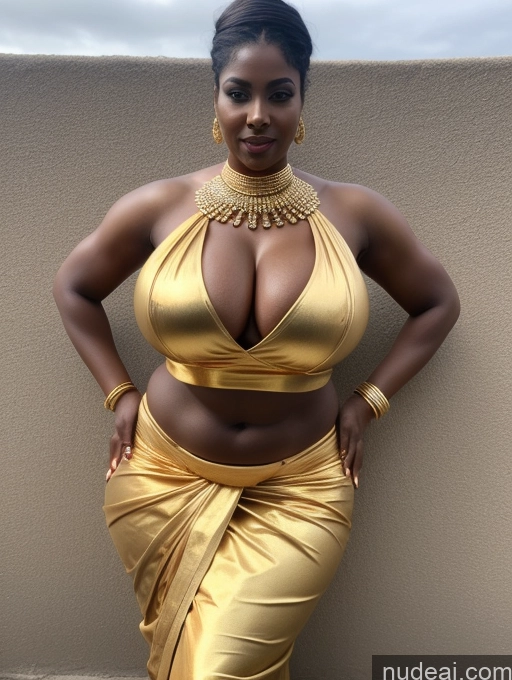 related ai porn images free for Huge Boobs Perfect Boobs Big Ass Thick Perfect Body Dark Skin 30s African Gold Jewelry Beautiful Sari