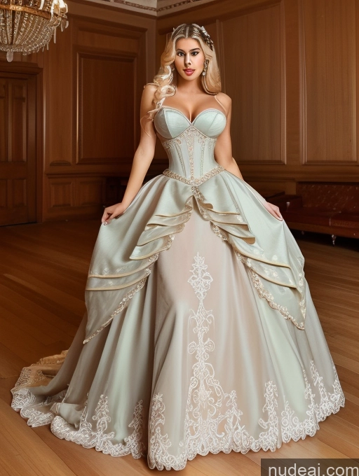 ai nude image of arafed woman in a wedding dress posing for a picture pics of Bimbo FairArguementBut Perfect Boobs Beautiful Lipstick Big Hips 20s Crisp Anime Haute Couture | Ball Gown Regal Jewelry Detailed Low Heel Pumps Wedding Haute Couture V3 Victorian Parlor