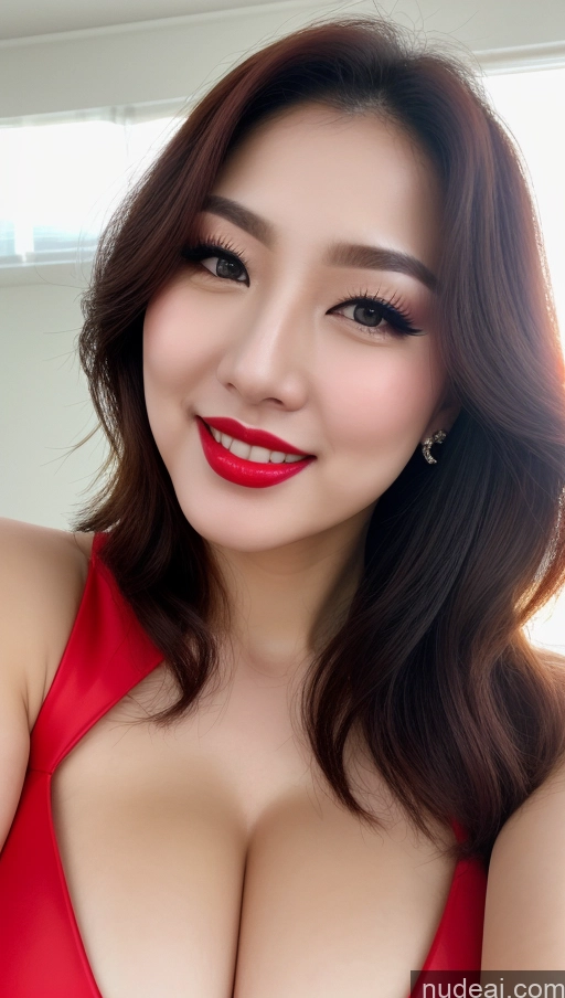 related ai porn images free for Woman Beautiful Lipstick Huge Boobs Fairer Skin 30s Happy Sexy Face Seductive Slicked Korean Close-up View Devil Bright Lighting