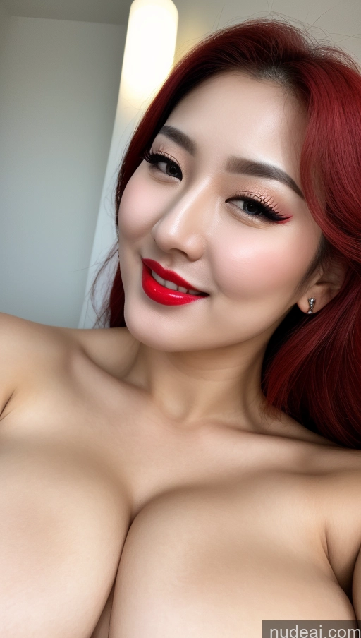 related ai porn images free for Woman Huge Boobs Beautiful Lipstick Fairer Skin 30s Happy Seductive Slicked Korean Close-up View Devil Bright Lighting Sexy Face