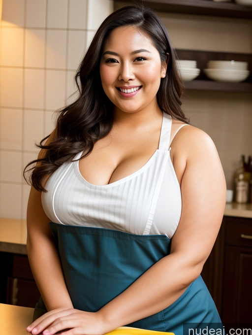 related ai porn images free for 30s Busty Beautiful Thick Chubby Fat Asian Apron Restaurant Happy Cleavage