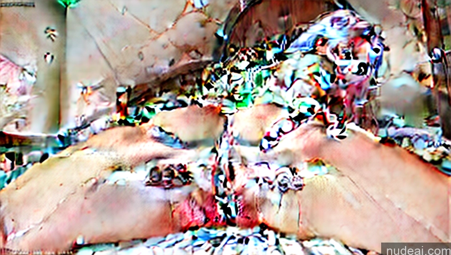 ai nude image of there is a woman laying on a bed covered in confetti pics of Woman One EdgOrgasm Microbikini MS Real Bent Over Spread Lite Clitoris 18 Happy White Hair Long Hair Japanese Bedroom Back View Bending Over Spread_legs, Pussy, Split_legs