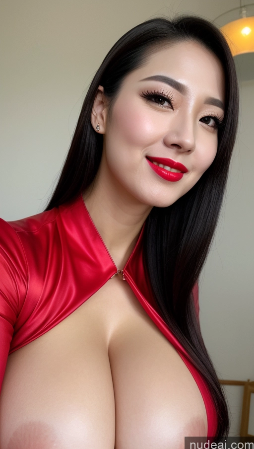 related ai porn images free for Woman Huge Boobs Beautiful Lipstick Fairer Skin 30s Happy Seductive Slicked Korean Close-up View Bright Lighting Sexy Face Devil Black Hair