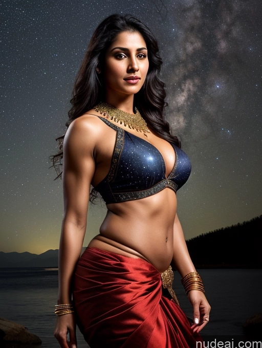 related ai porn images free for Bodybuilder Perfect Boobs Beautiful Big Ass Thick Big Hips Tall Perfect Body Pubic Hair 30s Sexy Face Black Hair Stargazing Dark Lighting Fairer Skin Muscular Indian Blouse Sari