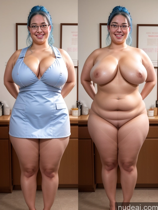 related ai porn images free for Model Busty Glasses Happy Asian Skin Detail (beta) T-pose 30s Onoff Close-up View Blue Hair Waitress Thick Chubby Fat