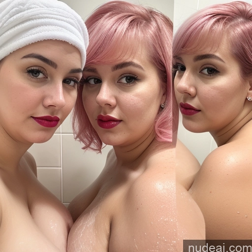 related ai porn images free for Huge Boobs Big Hips Fat Chubby Big Ass Lipstick Fairer Skin 18 Pink Hair Bangs Persian Bathroom Bathing