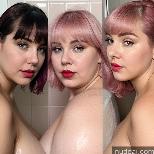 related ai porn images free for Huge Boobs Big Hips Fat Chubby Big Ass Lipstick Fairer Skin 18 Pink Hair Bangs Persian Bathroom Bathing