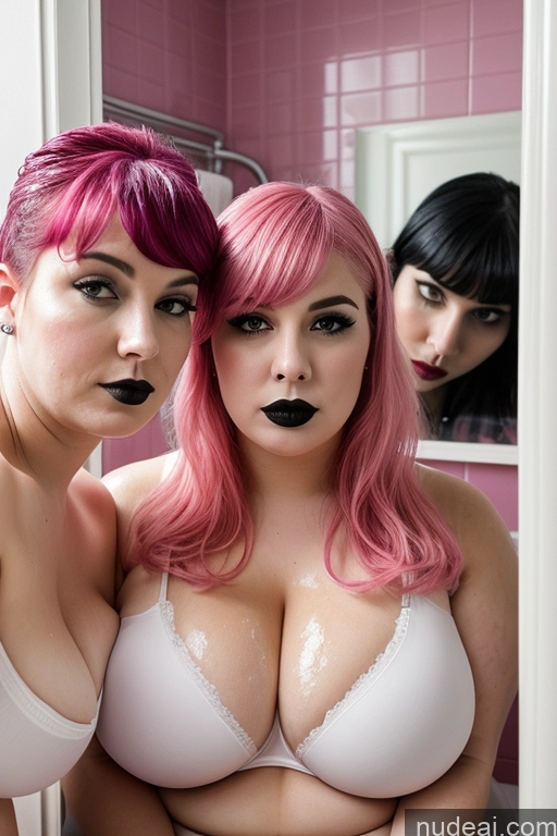 related ai porn images free for Huge Boobs Big Hips Fat Chubby Big Ass Lipstick Fairer Skin 18 Pink Hair Bangs Persian Bathroom Bathing Goth Cleavage