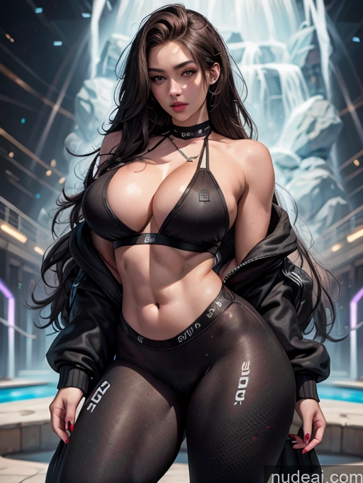 ai nude image of arafed woman in a black wetsuit posing in front of a fountain pics of Perfect Boobs Beautiful Big Ass Big Hips Perfect Body Afingering 40s Black Hair Long Hair German Dynamic View Seductive Detailed Busty Athlete Thick Mixed Patterns Of Text And Emoji Fairer Skin Scrunchbutt Leggings