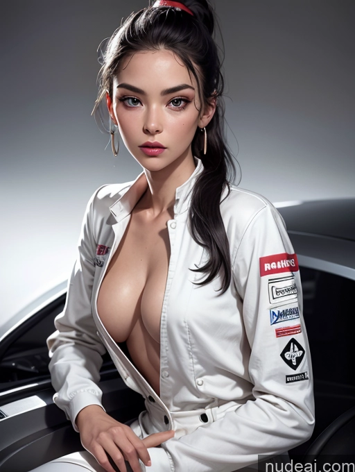 related ai porn images free for One Perfect Boobs Perfect Body 20s Sexy Face Seductive Spanish Skin Detail (beta) Front View Detailed Black Hair Race Driver Chemise Jumpsuit Suit Sweater Model Serious Ponytail