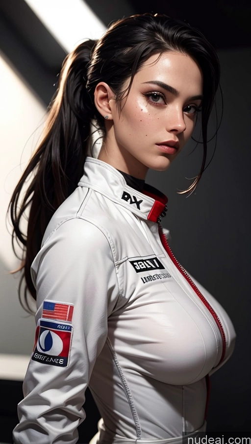 related ai porn images free for One Perfect Boobs Perfect Body 20s Sexy Face Seductive Spanish Skin Detail (beta) Detailed Suit Model Serious Race Driver Front View Ponytail