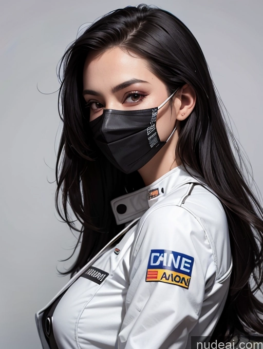 related ai porn images free for One Perfect Boobs Perfect Body 20s Sexy Face Seductive Spanish Skin Detail (beta) Detailed Suit Model Serious Race Driver Front View Black Hair Long Hair Face Mask