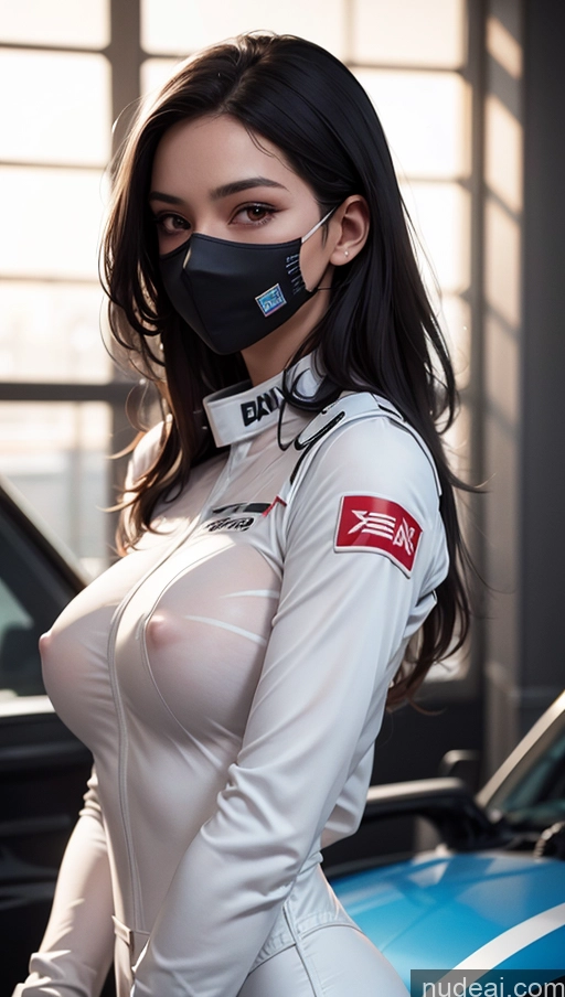 related ai porn images free for One Perfect Boobs Perfect Body 20s Sexy Face Seductive Spanish Skin Detail (beta) Detailed Suit Model Serious Race Driver Front View Black Hair Long Hair Face Mask Transparent