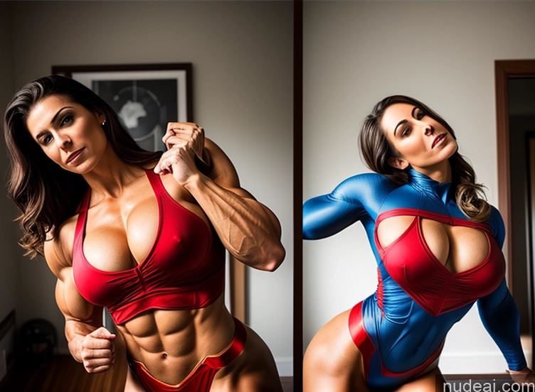 related ai porn images free for Superhero Muscular Perfect Boobs