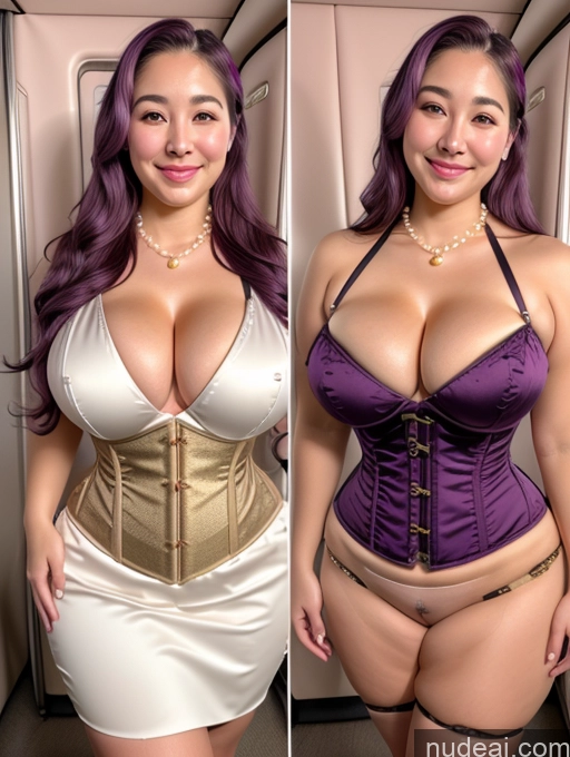 related ai porn images free for One Busty Beautiful Thick Chubby Fat Big Hips 30s Happy Purple Hair Straight Korean Close-up View Scarf Cleavage Diamond Jewelry Gold Jewelry Pearl Jewelry Onoff Flight Attendant Corset