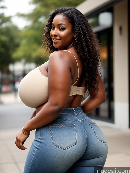 related ai porn images free for Woman Busty Perfect Boobs Beautiful Big Ass Big Hips Perfect Body Dark Skin 20s Sexy Face Curly Hair Front View Detailed Huge Boobs Oiled Body Casual