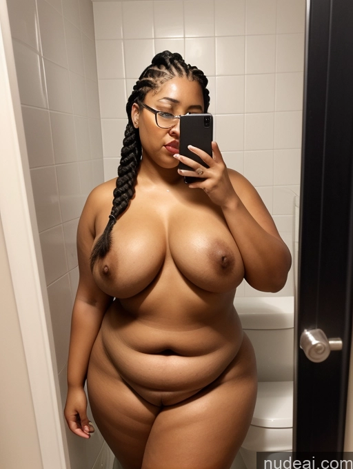 related ai porn images free for One Glasses Thick Big Ass Native American Mirror Selfie Bathroom Front View Nude Chubby Fat Orgasm 20s Black Hair Braided