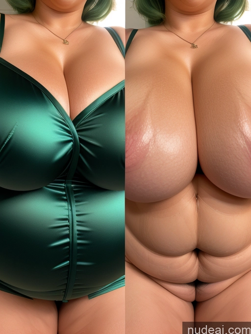 related ai porn images free for Woman One Busty Huge Boobs Perfect Boobs Beautiful Glasses Small Ass Thick Chubby Fat Perfect Body 30s Happy Indonesian Close-up View Satin Onoff Green Hair