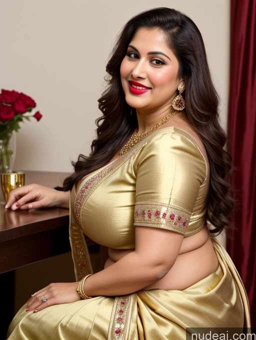 related ai porn images free for Milf Busty Beautiful Lipstick Chubby Thick Big Hips 20s Happy Seductive Brunette Long Hair Russian Party Front View Squatting Sari Cleavage Gold Jewelry Diamond Jewelry Bright Lighting Detailed