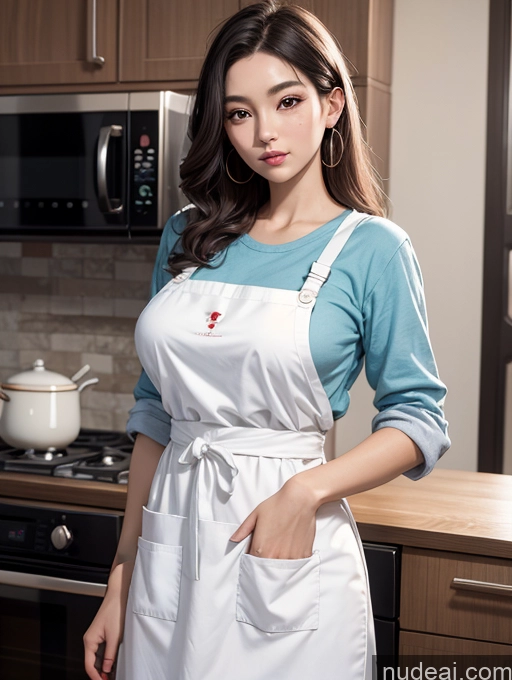 related ai porn images free for Korean Perfect Boobs Casual Apron