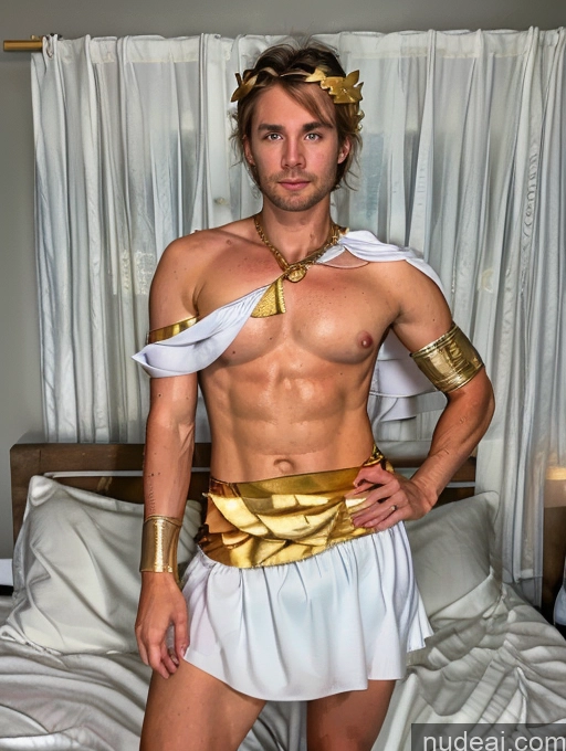 related ai porn images free for Abs Perfect Body Oiled Body 20s Messy Scandinavian Detailed Menstoga, White Robes, In White And Gold Costumem, Gold Headpiece, Gold Belt, Gold Chain Woman