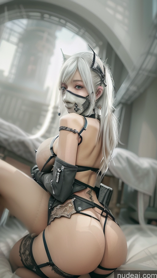 related ai porn images free for Close-up View Goth Gals V2 Dangerous Beast Cosplay Straddling Busty Perfect Boobs White Hair Face Mask Spread_legs, Pussy, Split_legs Gothic Punk Girl Bimbo