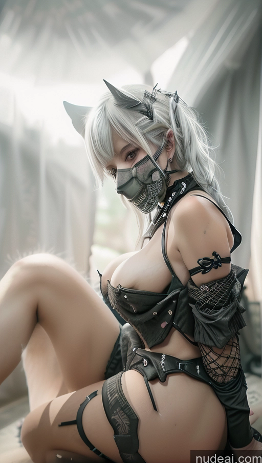 related ai porn images free for Close-up View Goth Gals V2 Dangerous Beast Cosplay Straddling Busty Perfect Boobs White Hair Face Mask Spread_legs, Pussy, Split_legs Gothic Punk Girl Bimbo