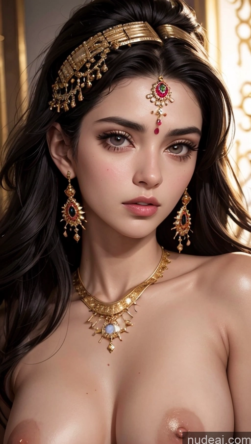 related ai porn images free for 30s Sad Black Hair Long Hair Close-up View Massage Nude Gold Jewelry Bright Lighting Indian