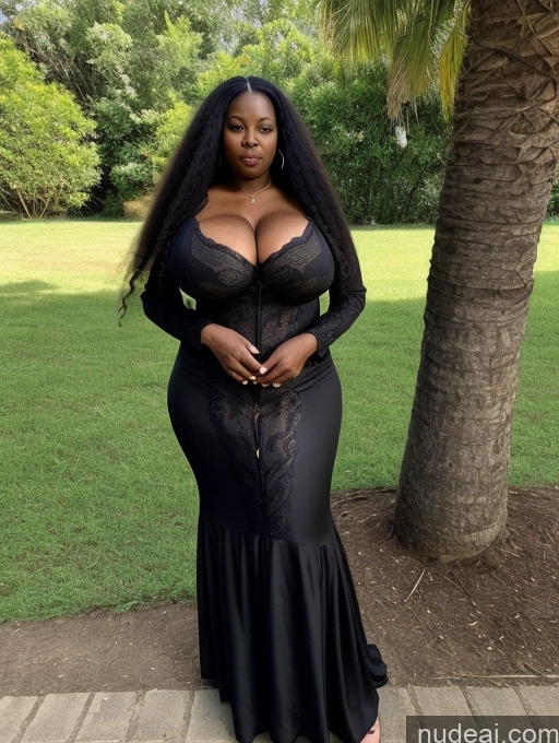 related ai porn images free for Milf Busty Huge Boobs Big Ass Big Hips Long Hair 70s Black Hair African French Court Outfit