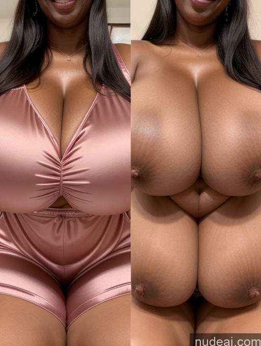 related ai porn images free for Huge Boobs Perfect Boobs Beautiful Long Hair Laughing African Cleavage 30s Happy Satin Close-up View Busty Onoff