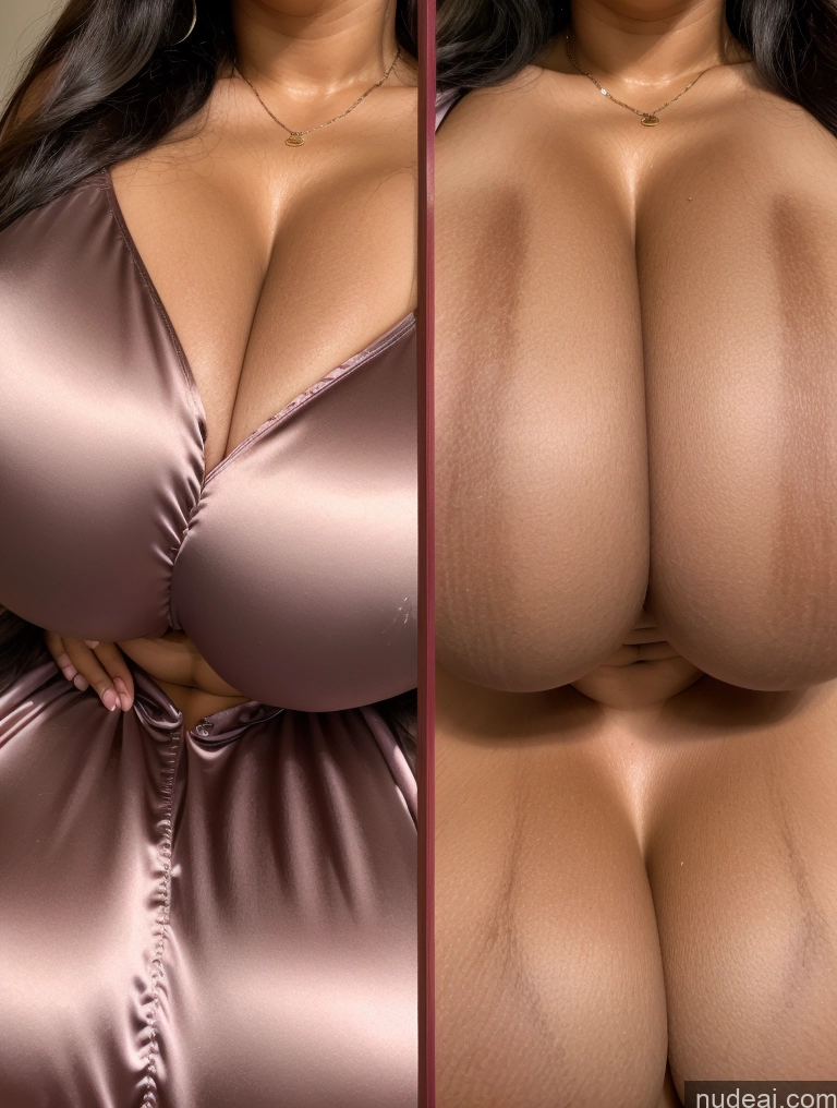 related ai porn images free for Huge Boobs Perfect Boobs Beautiful Long Hair Laughing African Cleavage 30s Happy Satin Close-up View Busty Onoff