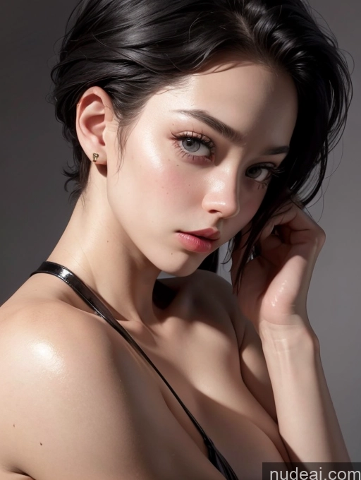 related ai porn images free for Model One Skinny 18 Black Hair Pixie Japanese Perfect Boobs Pouting Lips High Heels Undressing Another