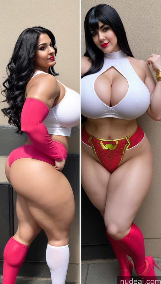 related ai porn images free for Huge Boobs Lipstick Big Ass Abs Chubby Fairer Skin Black Hair Long Hair Indian Cosplay Superhero Muscular