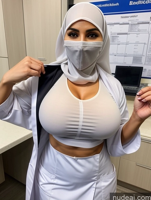 related ai porn images free for Busty Perfect Boobs Beautiful Muscular Abs Perfect Body Niqab Lab Coat Soft + Warm