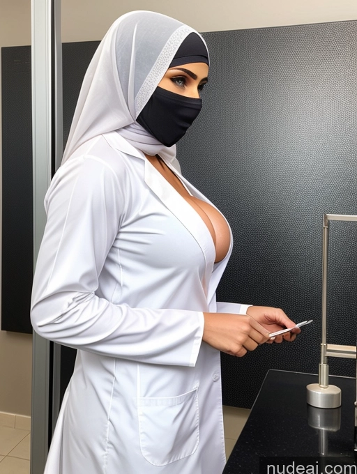 related ai porn images free for Busty Perfect Boobs Beautiful Muscular Abs Perfect Body Niqab Lab Coat Soft + Warm Thong Side View