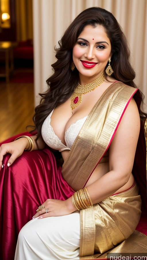 related ai porn images free for Milf Busty Beautiful Lipstick Chubby Thick Big Hips Fairer Skin 20s Happy Seductive Brunette Long Hair Russian Party Front View Sari Cleavage Gold Jewelry Spreading Legs