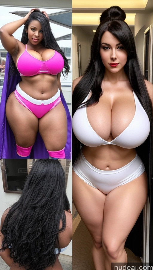 related ai porn images free for Huge Boobs Big Ass Abs Chubby Muscular Fairer Skin Long Hair Lipstick 18 Black Hair Cosplay