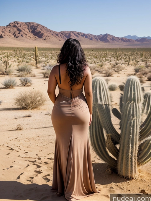 related ai porn images free for Seductive Black Hair Messy Indian Desert Chubby Big Ass Back View Dress