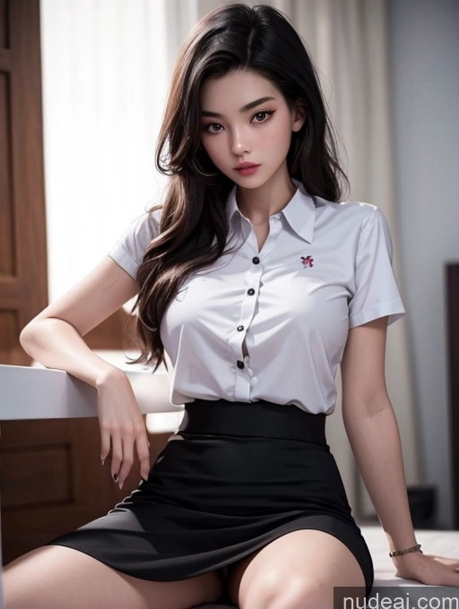 related ai porn images free for Model One Perfect Boobs Skinny 18 Black Hair Long Hair Chinese Thai University Uniform V1 Spreading Legs