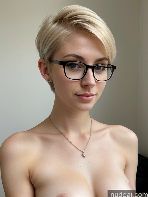 related ai porn images free for Woman Perfect Boobs Perfect Body Fairer Skin Beautiful 18 Sexy Face Blonde Russian Front View Jewelry Glasses Pixie