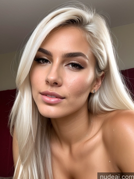 ai nude image of blond woman with long white hair and big breast posing for a picture pics of Miss Universe Model Busty Perfect Boobs Beautiful Big Ass Perfect Body Pubic Hair Tanned Skin Oiled Body 18 White Hair Long Hair Close-up View Cumshot Seductive