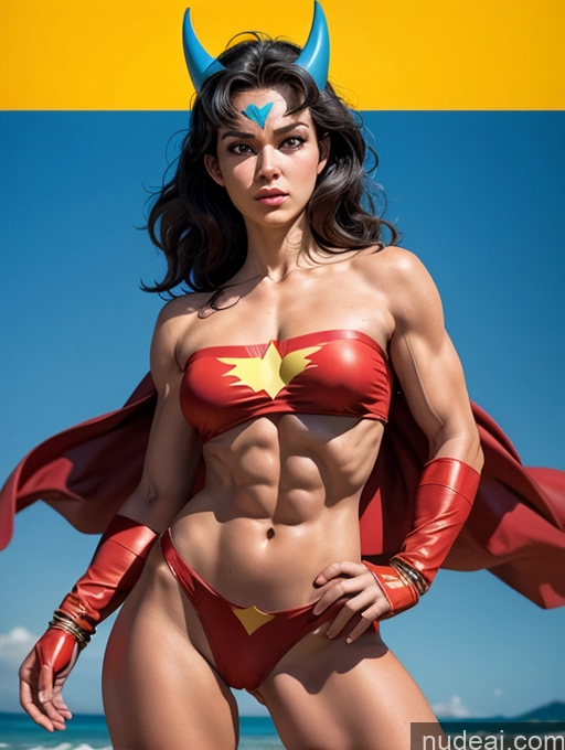 related ai porn images free for Superheroine Powering Up Detailed Batwoman Strapless Superhero Muscular Italian Vintage