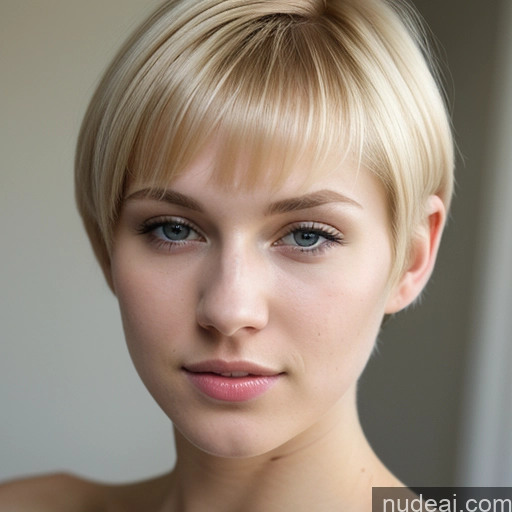 related ai porn images free for Woman Beautiful 18 Sexy Face Blonde Short Hair Russian Fairer Skin Close-up View