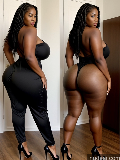 related ai porn images free for Woman Huge Boobs Perfect Boobs Big Ass Big Hips Thick 30s Black Hair Cleavage African Long Hair Back View High Heels Jumpsuit Bright Lighting Onoff