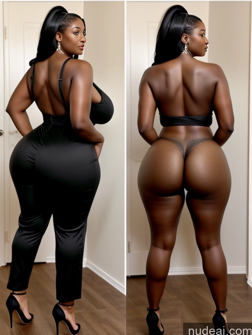 related ai porn images free for Woman Huge Boobs Perfect Boobs Big Ass Big Hips 30s Black Hair Cleavage African Long Hair Back View High Heels Jumpsuit Bright Lighting One Onoff Simple Detailed