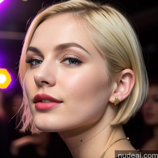 related ai porn images free for Woman Beautiful Fairer Skin 18 Sexy Face Blonde Pixie Russian Club Close-up View Lipstick