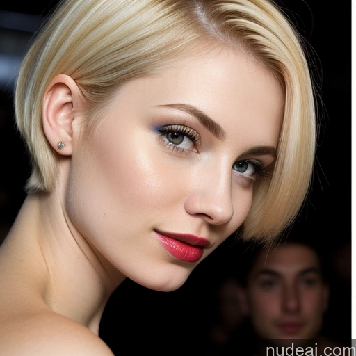 related ai porn images free for Woman Beautiful Fairer Skin 18 Sexy Face Blonde Pixie Russian Club Close-up View Lipstick