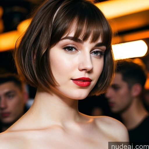 related ai porn images free for Woman Beautiful Fairer Skin 18 Sexy Face Russian Club Close-up View Lipstick Short Hair Brunette