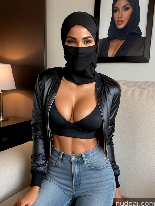 related ai porn images free for Miss Universe Model Abs Beautiful Perfect Boobs Perfect Body Jacket Blouse Bomber Niqab Couch Skinny Busty